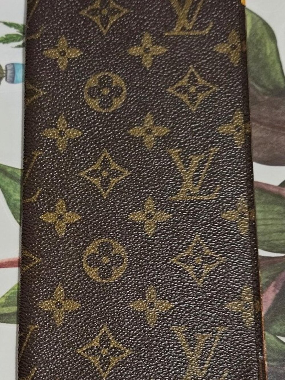 Louis Vuitton Monogram Porte-Cartes Credit Yen Checkbook Wallet Vintage Used